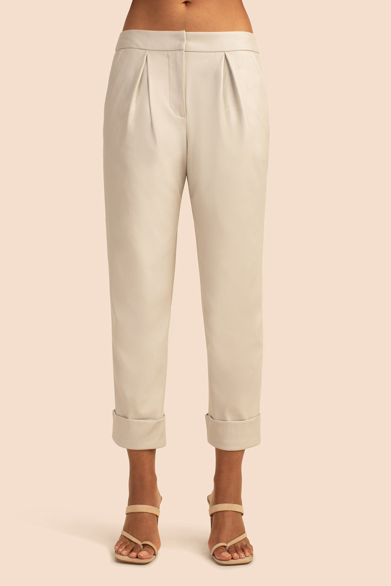 GILDED PANT in OYSTER WHITE