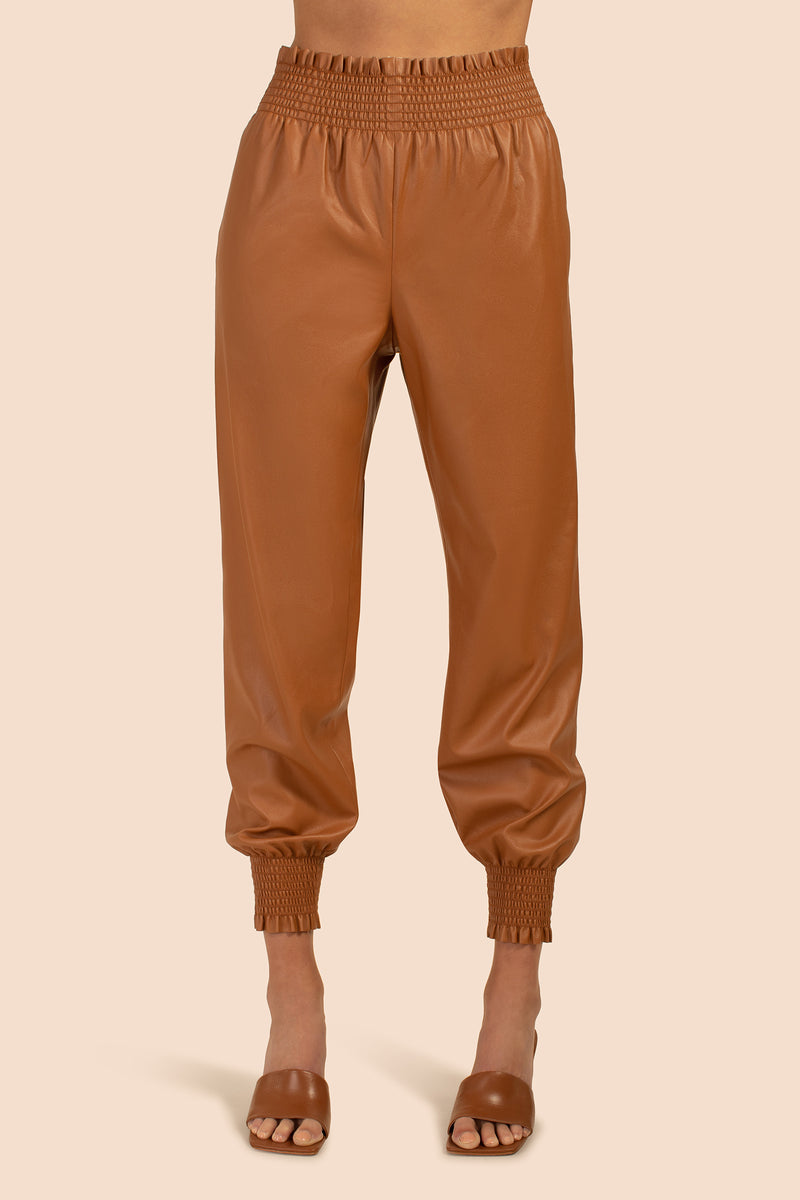 CHANNEL ISLANDS PANT in NUTMEG BROWN additional image 6
