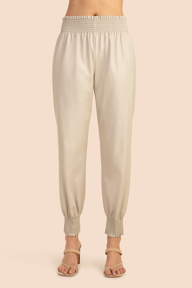CHANNEL ISLANDS PANT in OYSTER WHITE