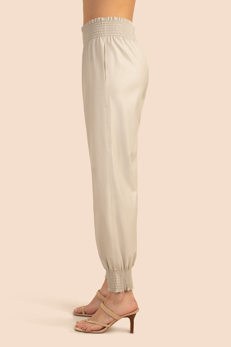CHANNEL ISLANDS PANT in OYSTER WHITE additional image 3