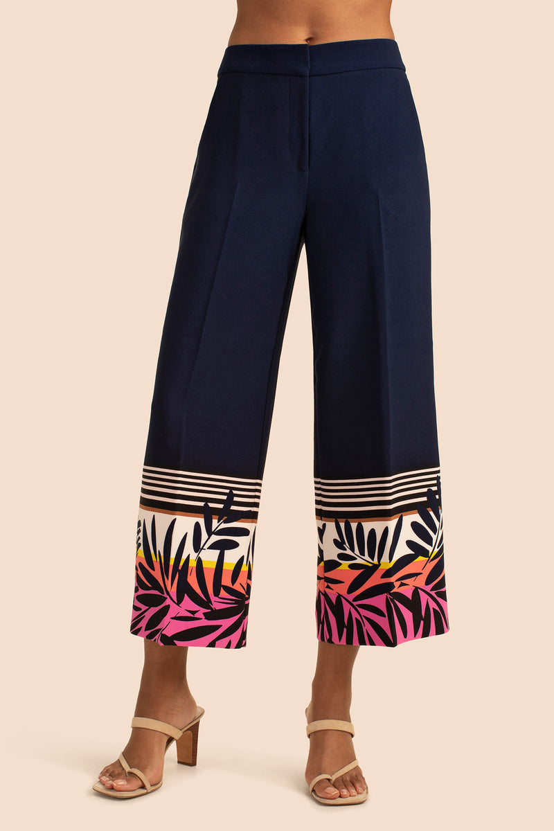 TREMONT PANT in INDIGO MULTI
