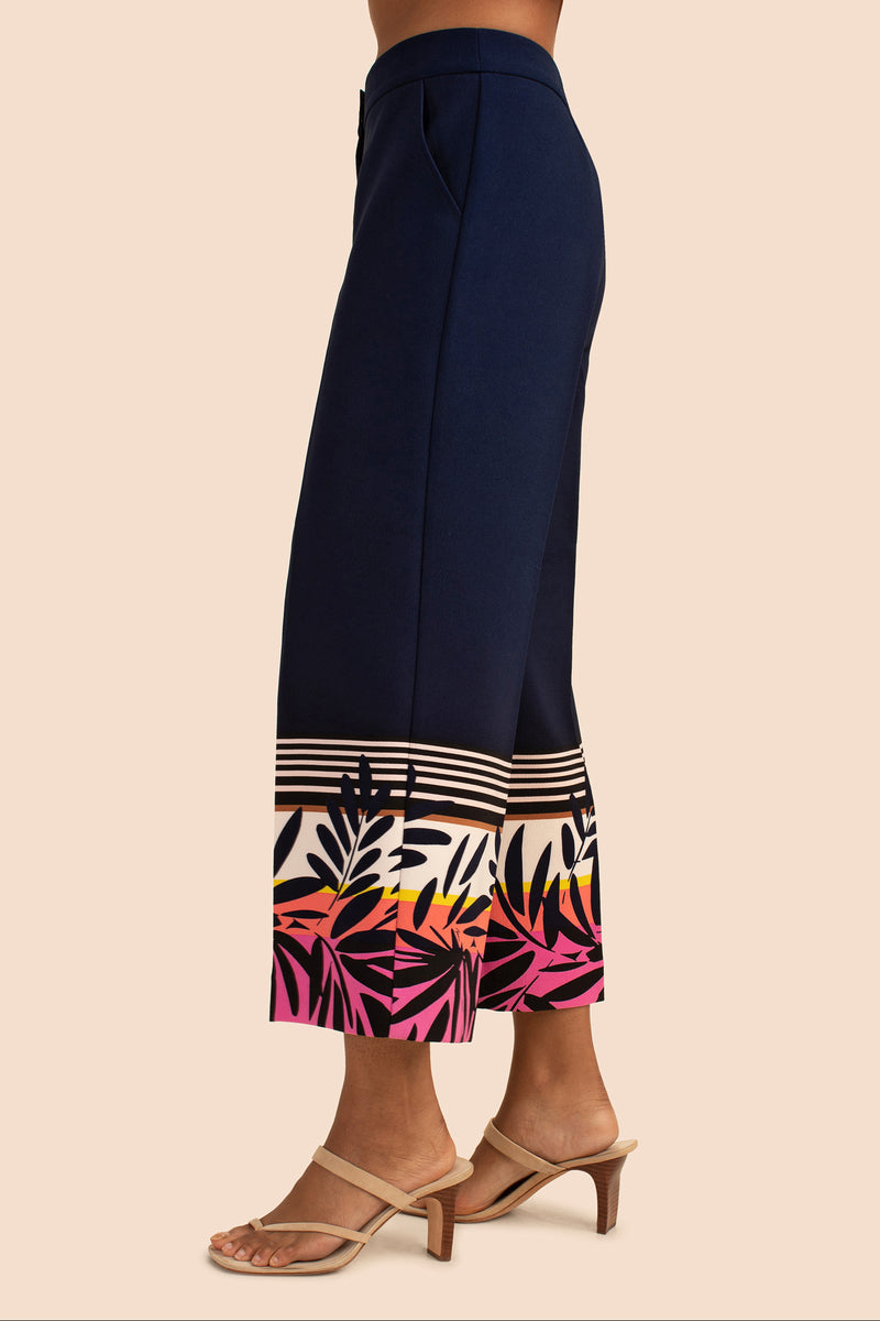 TREMONT PANT in INDIGO MULTI additional image 2