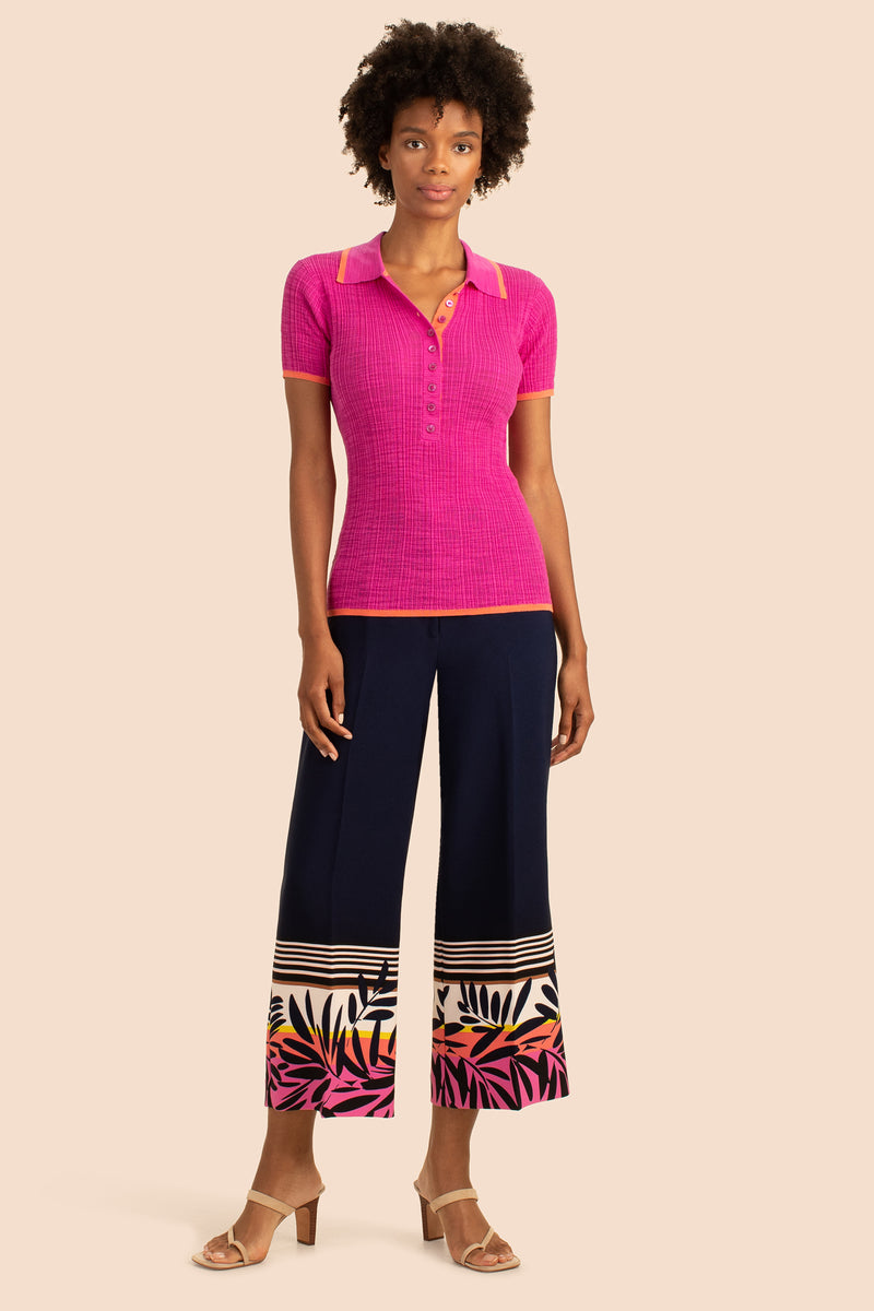 TREMONT PANT in INDIGO MULTI additional image 4