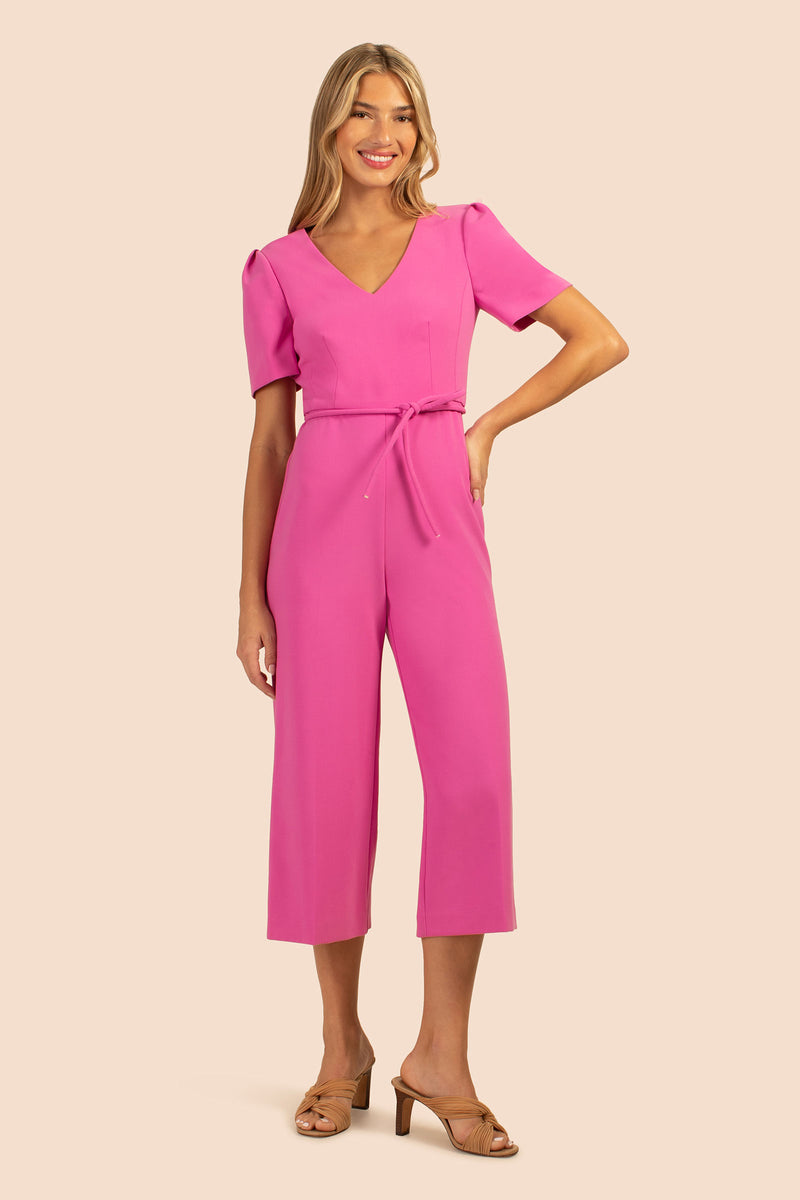DEANN 2 JUMPSUIT in SNAPDRAGON PINK additional image 3