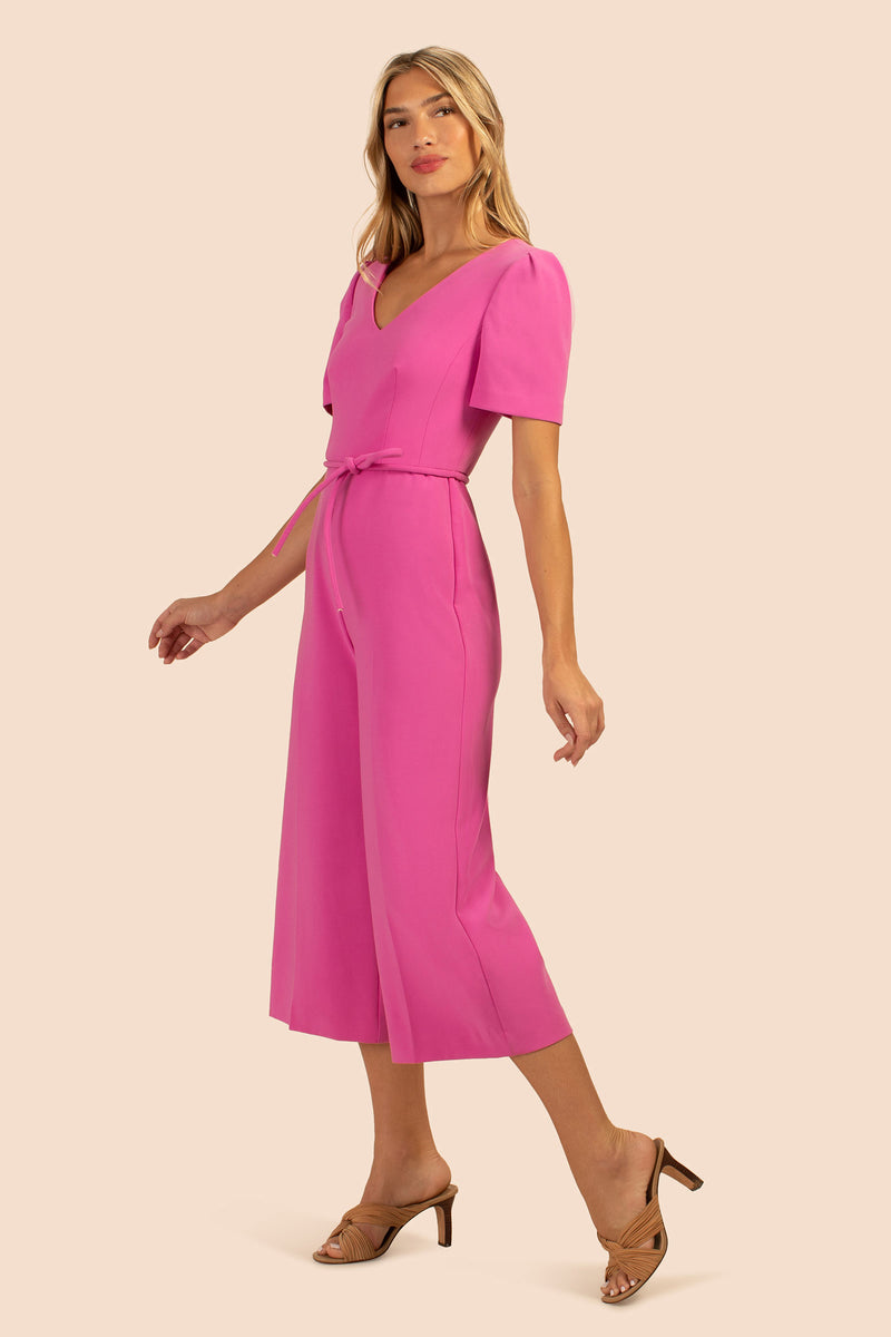 DEANN 2 JUMPSUIT in SNAPDRAGON PINK additional image 5