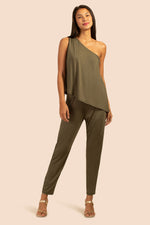 ESTELL JUMPSUIT in OLIVE additional image 3