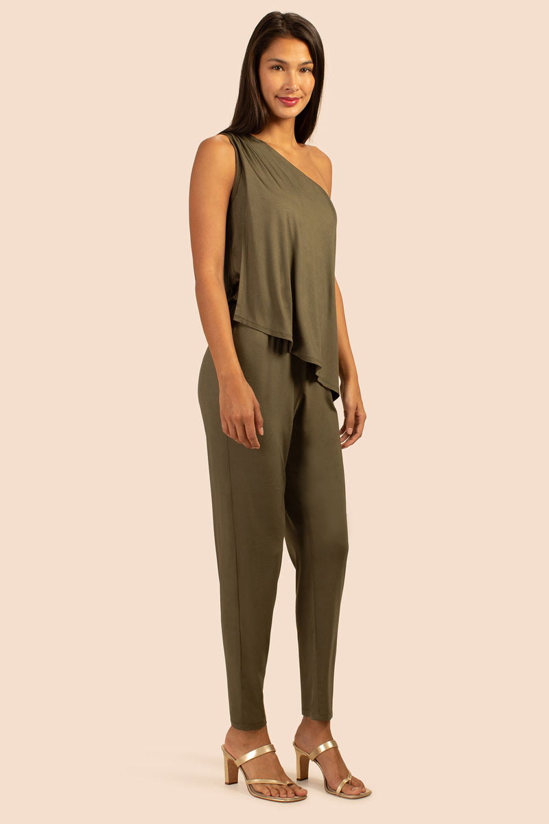 ESTELL JUMPSUIT in OLIVE additional image 5