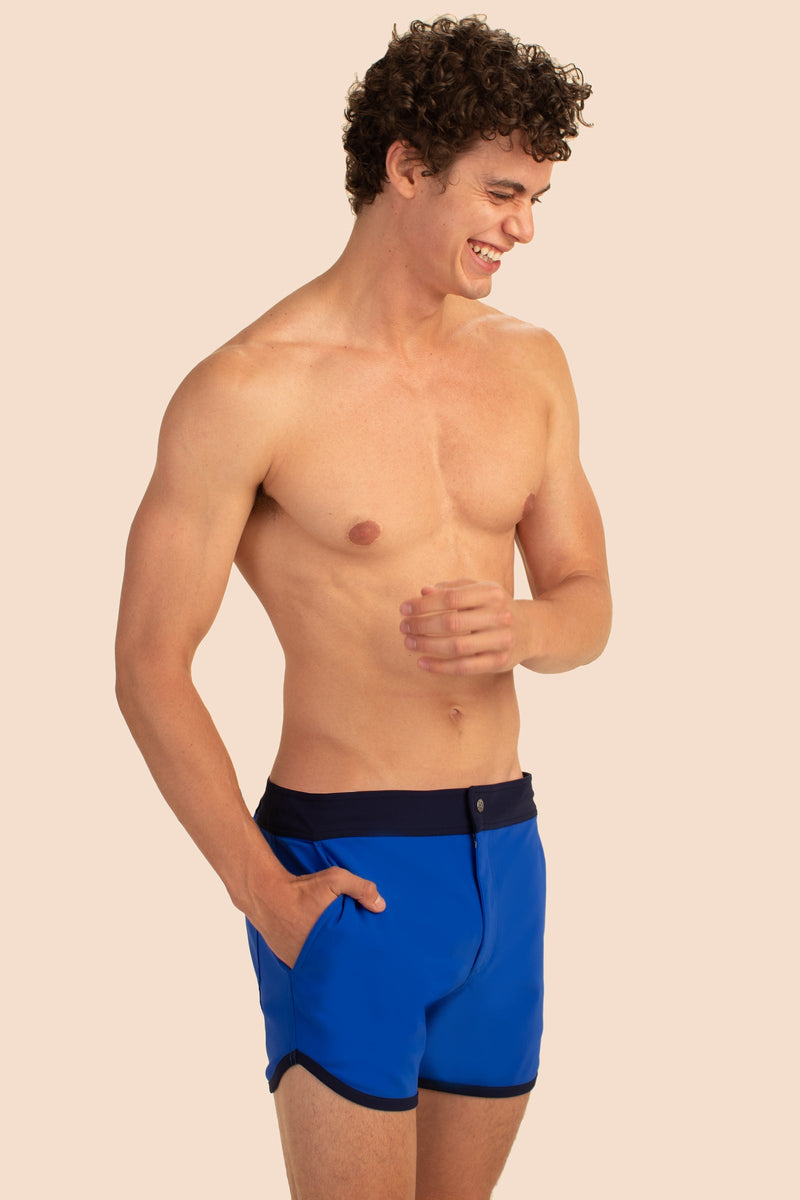 REDONDO BEACH SWIM TRUNK in BRILLIANT BLUE BLUE additional image 2