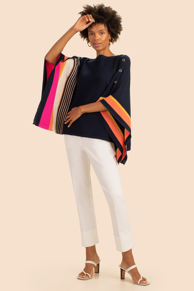 CHIC WRAP in INDIGO MULTI additional image 10