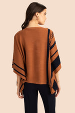 CHIC WRAP in NUTMEG/INDIGO additional image 1