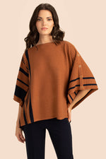 CHIC WRAP in NUTMEG/INDIGO additional image 4