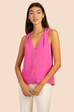 BANNING TOP in SNAPDRAGON PINK