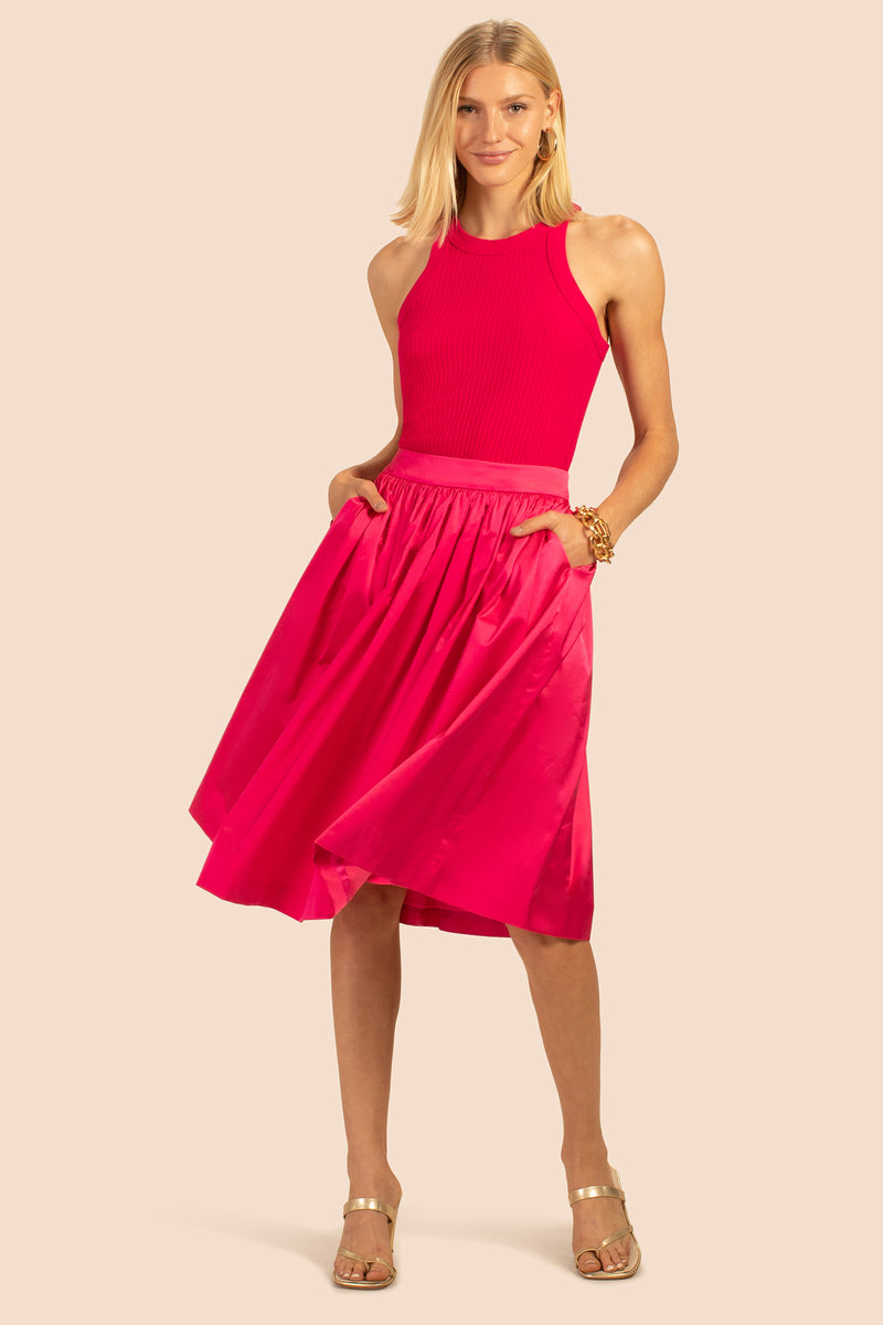 SWANK SKIRT in BERRY PINK additional image 3
