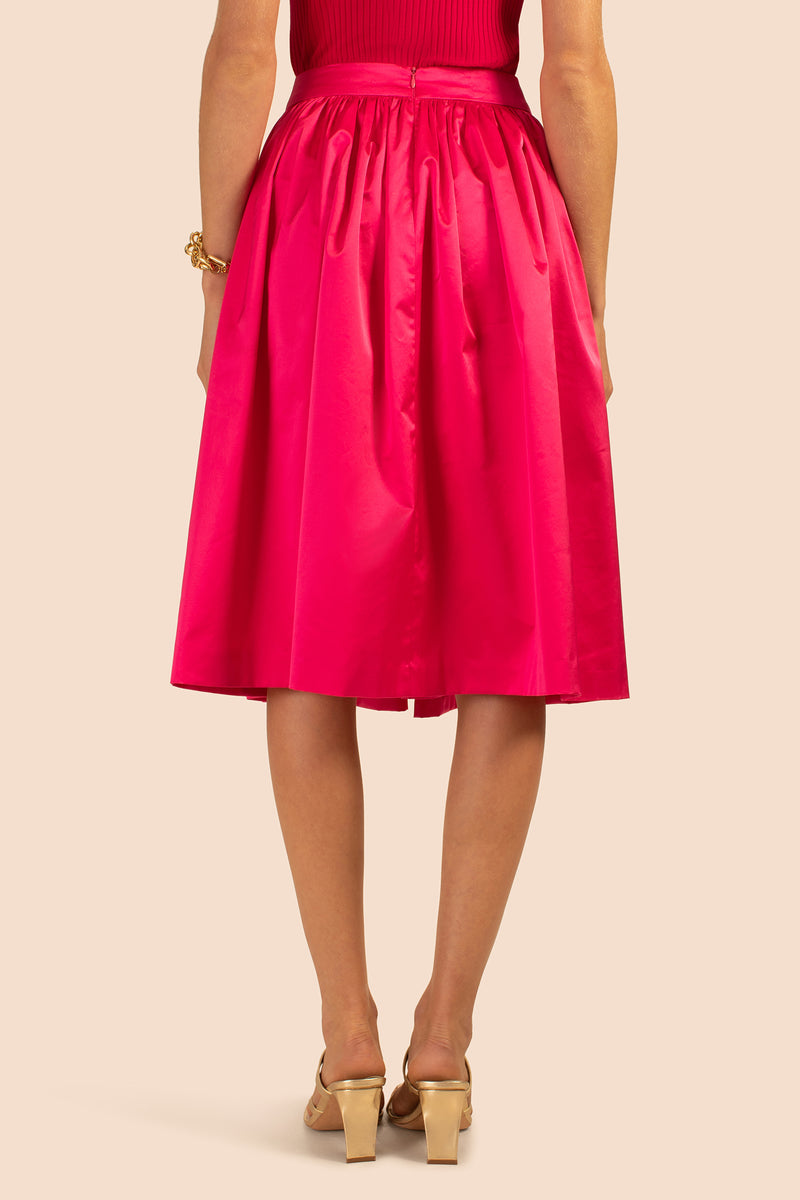 SWANK SKIRT in BERRY PINK additional image 1