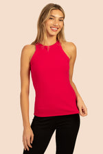 CONTINENTAL TANK TOP in FUCHSIA additional image 4