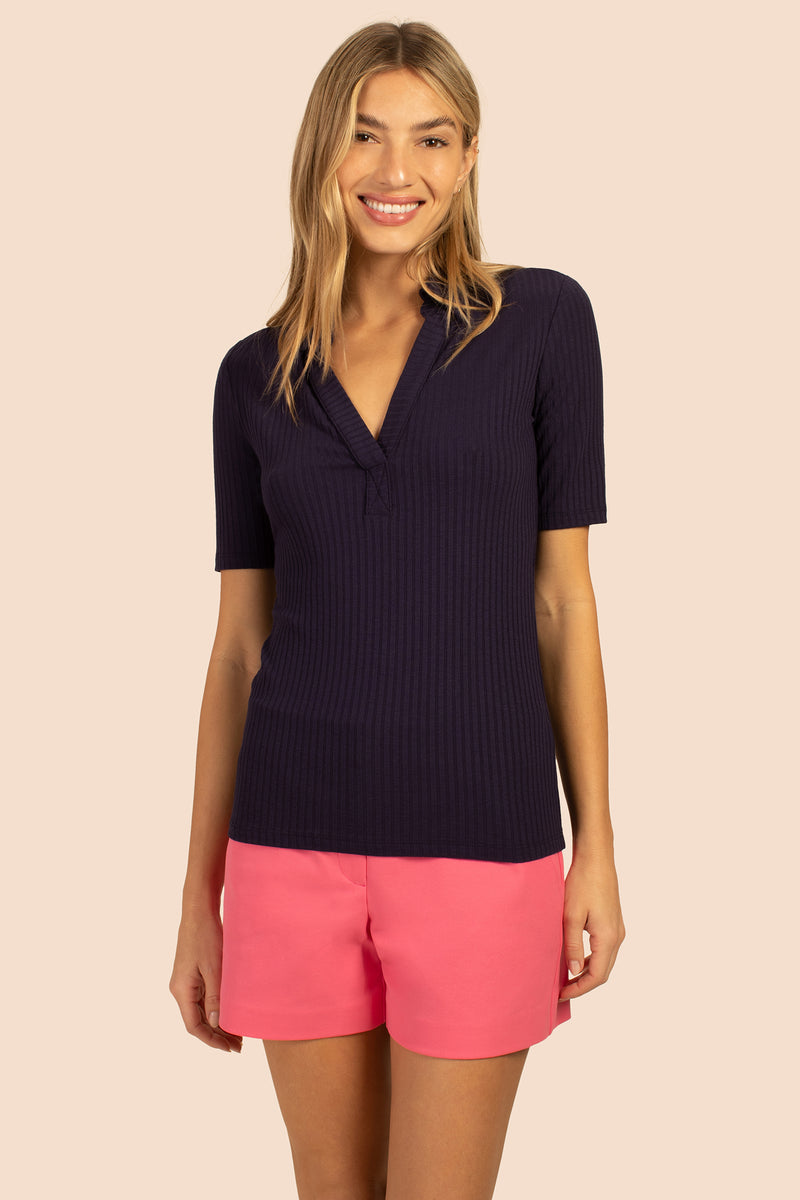 NISHI 2 TOP in INDIGO