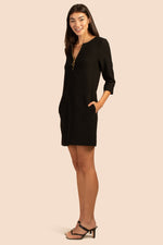 VERSED DRESS in BLACK additional image 2