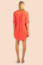 KAIKO 2 DRESS in POPPY ORANGE additional image 1