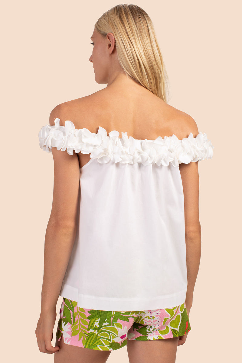 DINAH TOP in WHITE additional image 4
