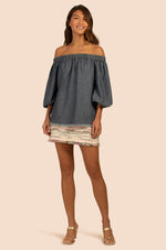 MONTE SERENO TOP in INDIGO additional image 2