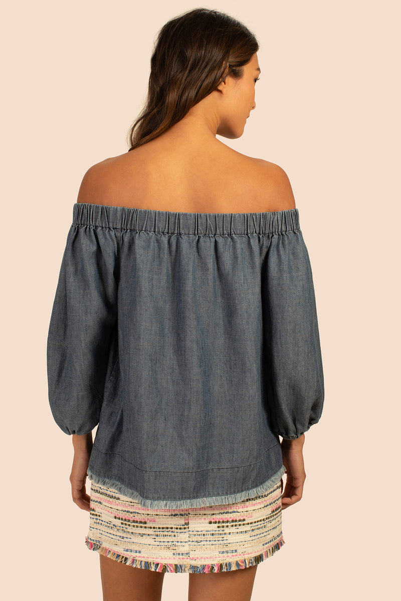 MONTE SERENO TOP in INDIGO additional image 1