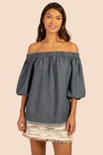 MONTE SERENO TOP in INDIGO
