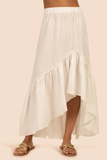 LOOSEN UP SKIRT in WHITE additional image 4