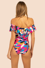 RIO OFF THE SHOULDER ONE PIECE in MULTI additional image 1
