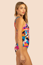 RIO REVERSIBLE HIGH NECK ONE PIECE in MULTI additional image 4