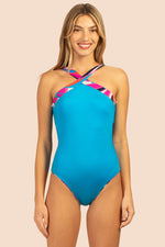 RIO REVERSIBLE HIGH NECK ONE PIECE in MULTI additional image 1