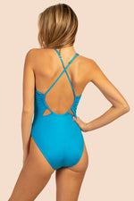 MONACO SOLIDS PLUNGE ONE PIECE in ADRIATIC BLUE additional image 9