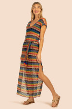 ISEREE CROCHET COLUMN DRESS in MULTI additional image 5