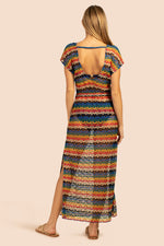 ISEREE CROCHET COLUMN DRESS in MULTI additional image 4