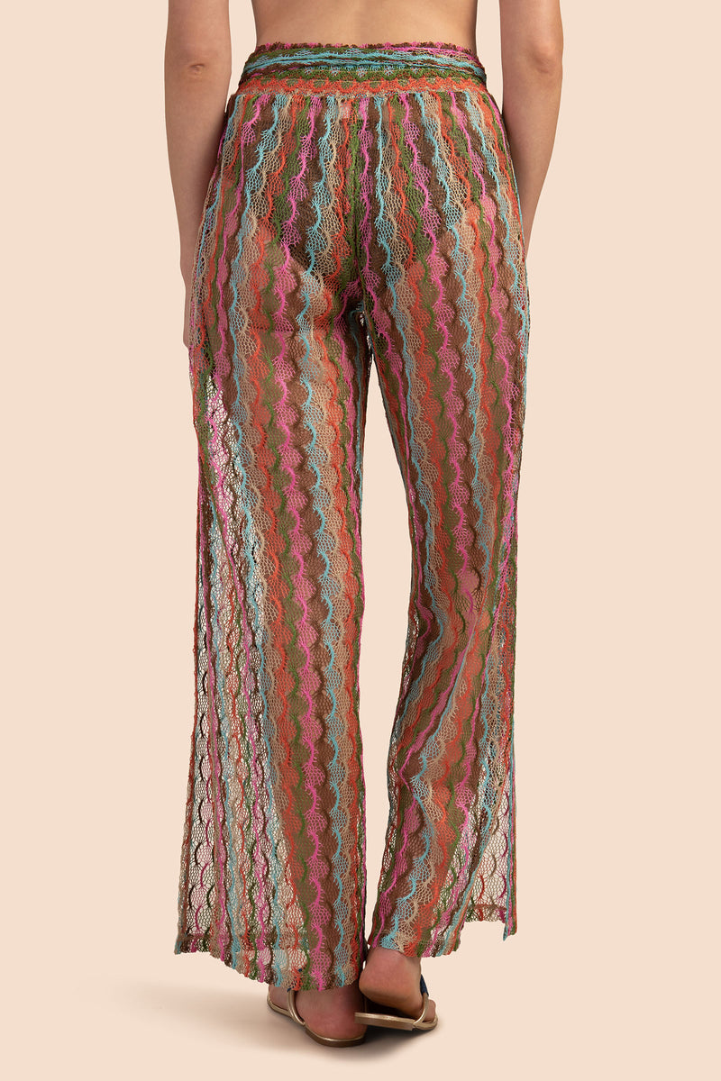 ISEREE CROCHET PANT in SUGARBERRY/MULTI additional image 1