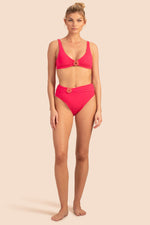 MONACO SOLIDS HIGH WAIST SWIM BOTTOM in MONACO SOLIDS HIGH WAIST SWIM BOTTOM additional image 7