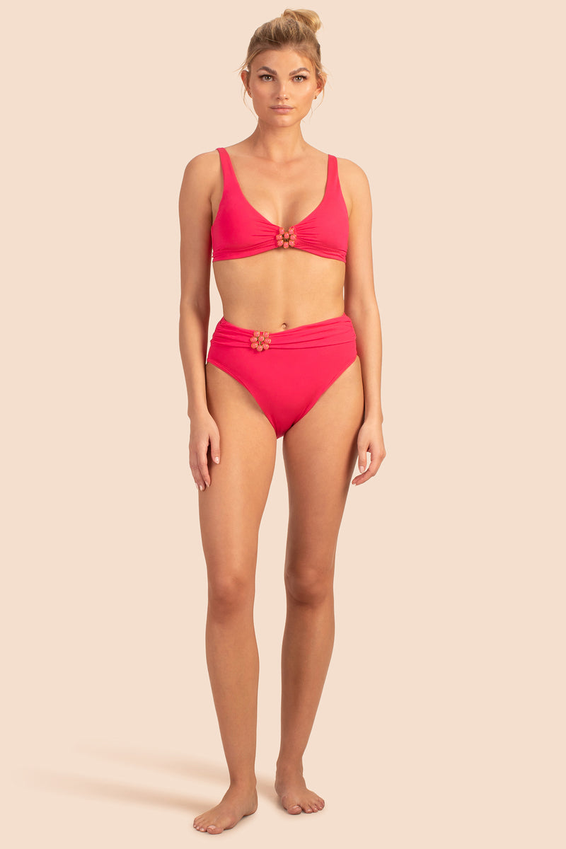 MONACO SOLIDS HIGH WAIST SWIM BOTTOM in MONACO SOLIDS HIGH WAIST SWIM BOTTOM additional image 7