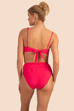 MONACO SOLIDS HIGH WAIST SWIM BOTTOM in MONACO SOLIDS HIGH WAIST SWIM BOTTOM additional image 5