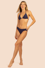 ADELINE TRIANGLE BRA in NAVY additional image 2