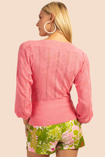 RAMONA PULLOVER SWEATER in DESERT ROSE additional image 4