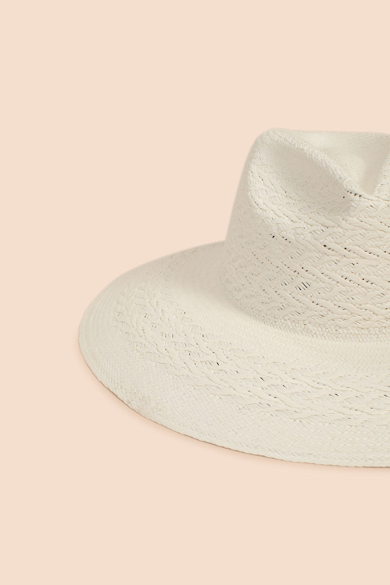 FREYA REDWOOD HAT in WHITE additional image 1