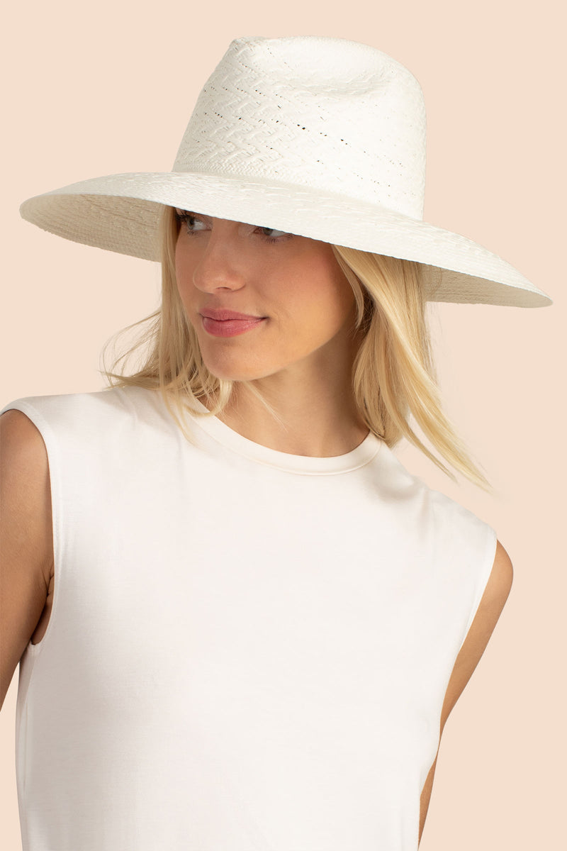 FREYA REDWOOD HAT in WHITE additional image 3