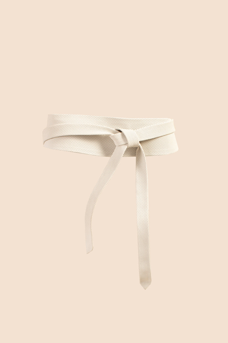 ADA CLASSIC WRAP BELT in WHITE additional image 1