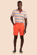 OLIVER PLEATED SHORT in TORCH additional image 3
