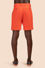 OLIVER PLEATED SHORT in TORCH additional image 2