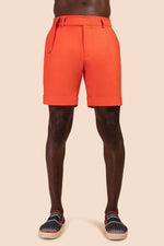 OLIVER PLEATED SHORT in TORCH additional image 1
