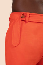 OLIVER PLEATED SHORT in TORCH additional image 4