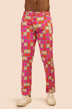 CLYDE SLIM TROUSER in MULTI