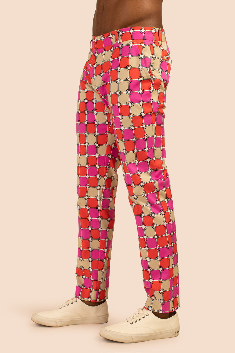CLYDE SLIM TROUSER in MULTI additional image 2