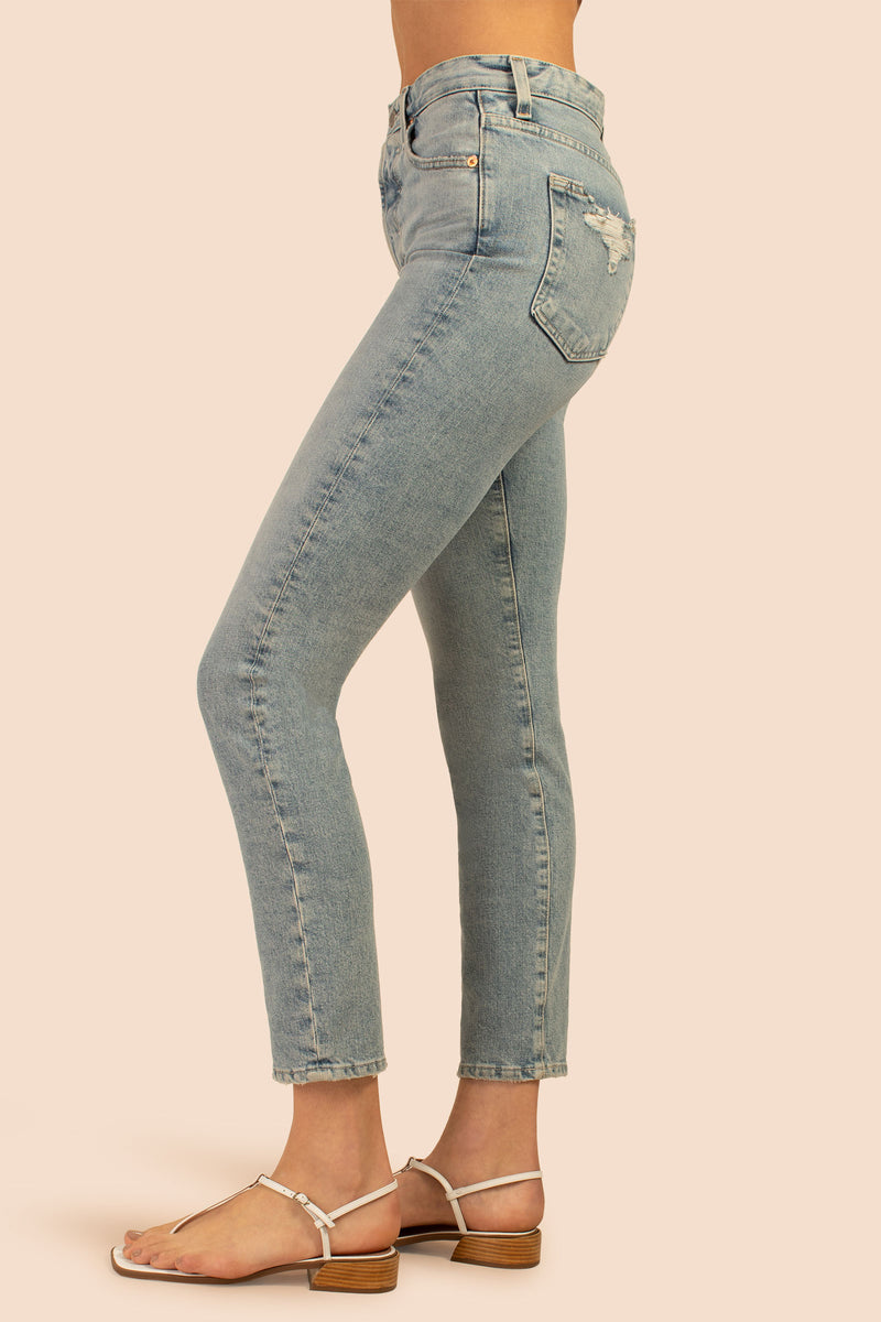 AG ALEXXIS SLIM JEAN in LIGHT BLUE additional image 2