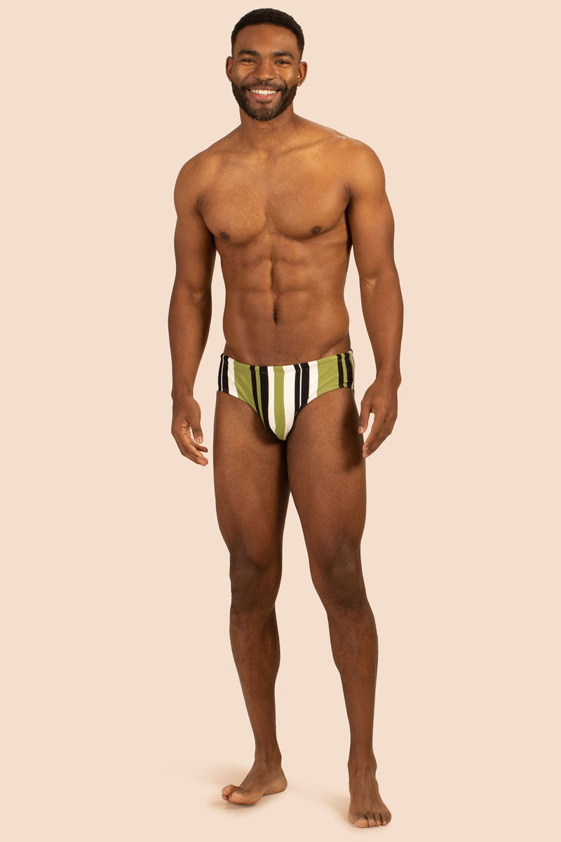 BONDI SWIM BRIEF in OLIVE additional image 3